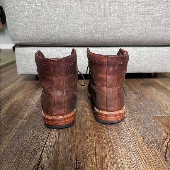 Wilcox Men’s Size 14 Oxford Style Lace Up Boots in Brown - Picture 6 of 9